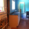 During renovation, moving the kitchen to the next room